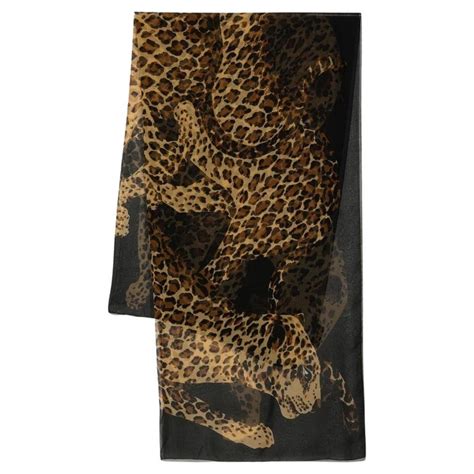 ysl animal print|SCARVES AND SILK .